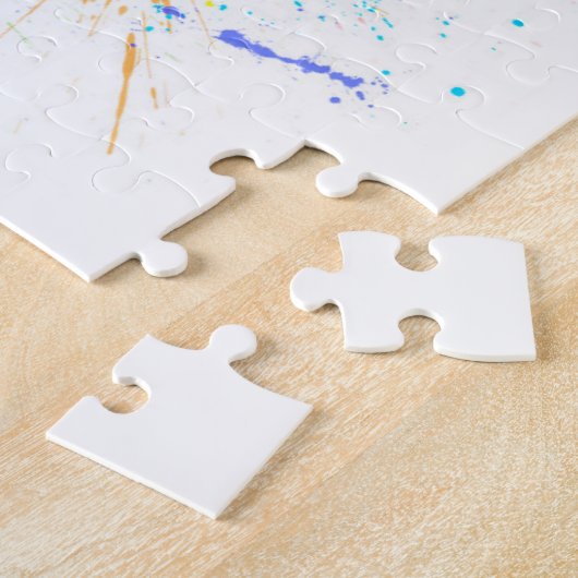 Australische map Verf Splashes Legpuzzel (Zijkant)