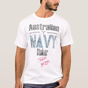 Australische marine Stoker, met pensioen, niet doo T-shirt