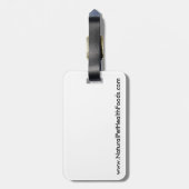 Australische miniatuurherder! Mini Aussie Puppy! Bagagelabel (Achterkant verticaal)