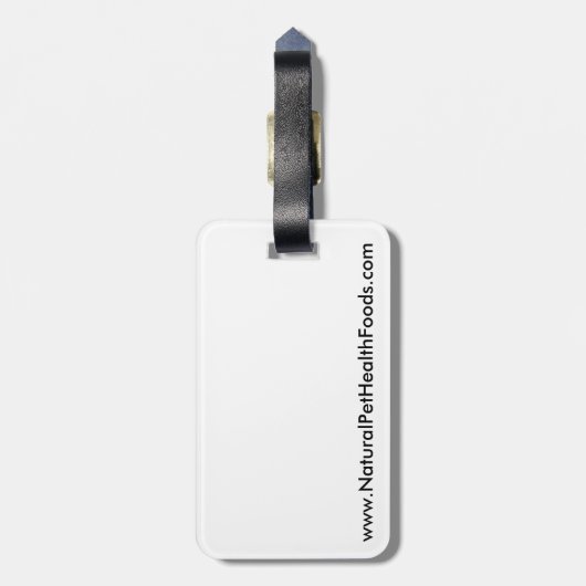 Australische miniatuurherder! Mini Aussie Puppy! Bagagelabel (Achterkant verticaal)