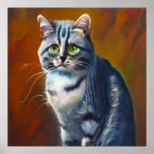 Australische mist Cat Poster (Voorkant)