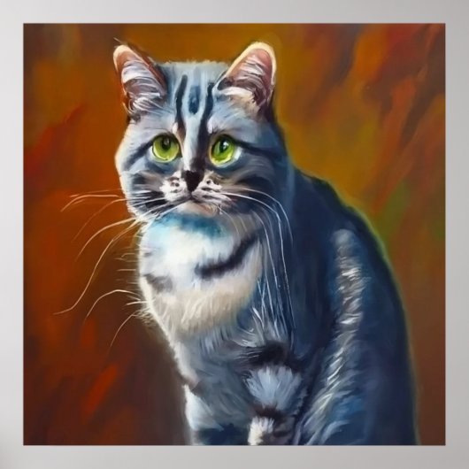 Australische mist Cat Poster (Voorkant)