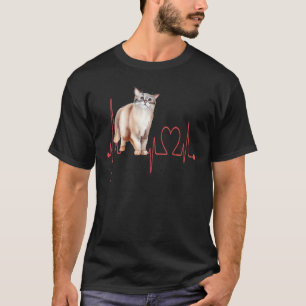 Australische Mist Hartslag Grappige Kat Moeder Kat T-shirt