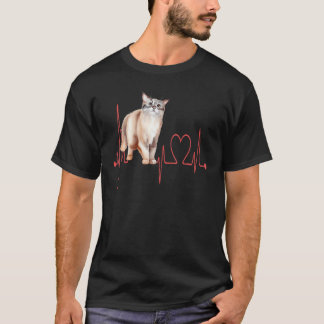 Australische Mist Hartslag Grappige Kat Moeder Kat T-shirt