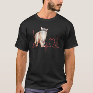 Australische Mist Hartslag Grappige Kat Moeder Kat T-shirt