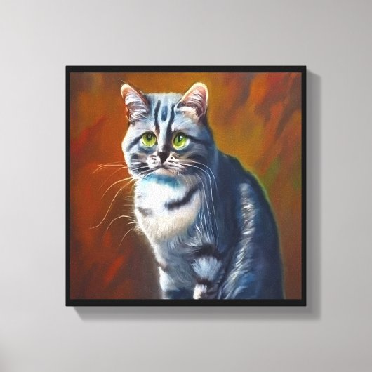 Australische Mist kat Canvas Afdruk (Voorkant)