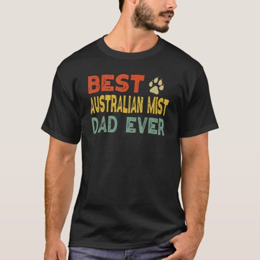 Australische Mist Kat Vader Fokker Kitten T-shirt (Voorkant)