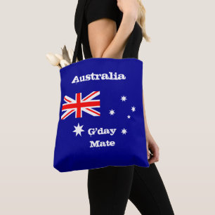Australische mode van de vlag & de G-dag / Austral Tote Bag