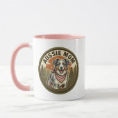 Australische Moeder Koffiemok | Australian Shepher Mok (Links)