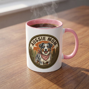 Australische Moeder Koffiemok Australian Shepher Mok