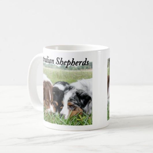 Australische Mok Shepherd (Voorkant links)