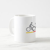 Australische Mok van de Cyclisten Party (Voorkant links)