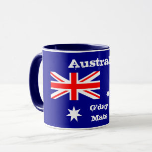 Australische mok van de van de vlag & van de Staa