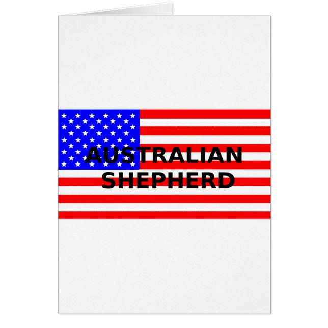 Australische naam op vlag (Voorkant)