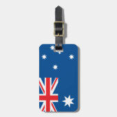 Australische nationale vlag bagagelabel (Voorkant verticaal)