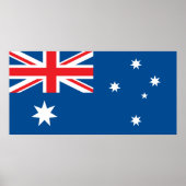 Australische nationale vlag poster (Voorkant)