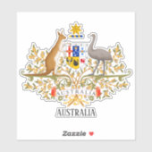 Australische nationale wapenschild patriottisch sticker (Vel)