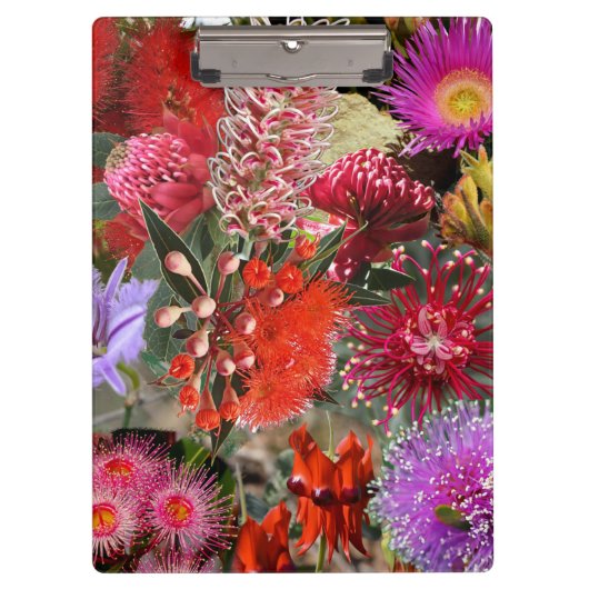 Australische Native Wild Flowers Klembord (Voorkant)
