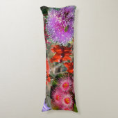 Australische Native Wild Flowers Lichaamskussen (Voorkant Verticaal)