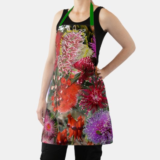 Australische Native Wild Flowers Schort (Insitu)