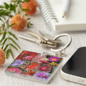 Australische Native Wild Flowers Sleutelhanger (Voorkant Rechts)