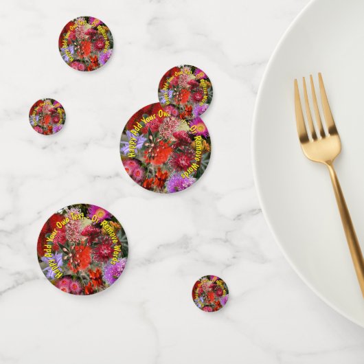 Australische Native Wild Flowers Table Confetti (Groep)
