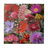 Australische Native Wild Flowers Tegeltje (Voorkant)