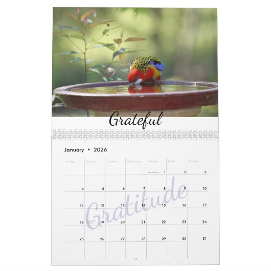 Australische natuurfotografie Motivatie Kalender (Jan 2026)