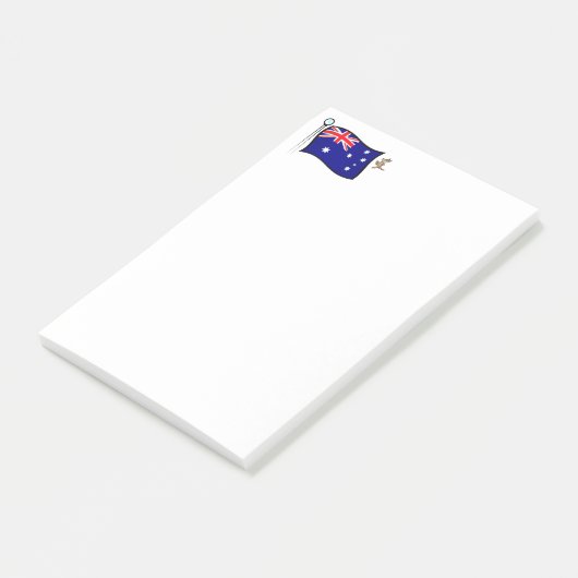 Australische notities post-it® notes (Schuin)