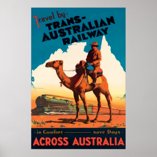 Australische onbewerkte  foto's Oude esthesie Poster