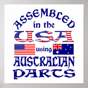 Australische onderdelen (W) Poster