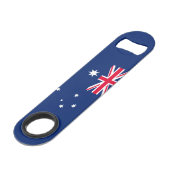 Australische opener voor flesflesopenen met vliegs speed flessenopener (Achterkant Gekanteld)