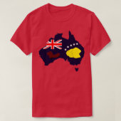 Australische opstartvlag t-shirt (Design voorkant)