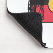 Australische originele vlag en afkomst muismat (Hoek)