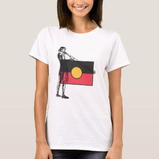 Australische originele vlag en afkomst t-shirt