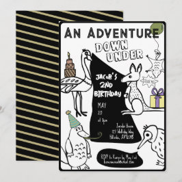 Australische pagina voor het kleuren van dieren Ki Kaart