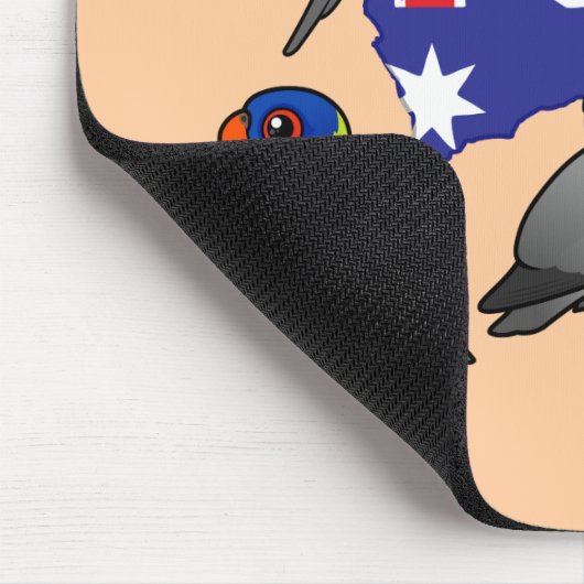 Australische parrots muismat (Hoek)