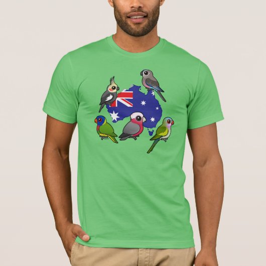 Australische parrots t-shirt (Voorkant)