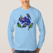 Australische parrots t-shirt (Voorkant)
