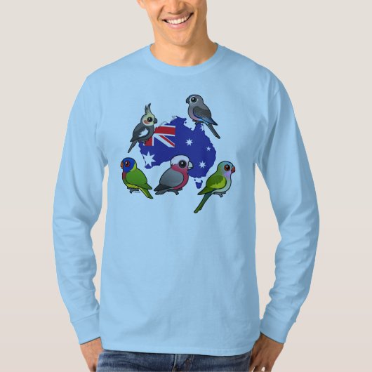 Australische parrots t-shirt (Voorkant)