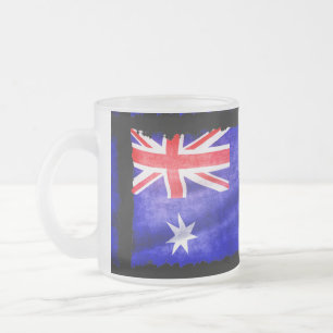 Australische patriottische vlag van Australië voor Matglas Koffiemok