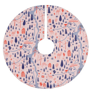 Australische pictogrammen, naadloos decoratief pat kerstboom rok