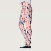 Australische pictogrammen, naadloos decoratief pat leggings (Links)
