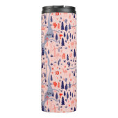 Australische pictogrammen, naadloos decoratief pat thermosbeker (Achterkant)