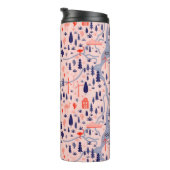 Australische pictogrammen, naadloos decoratief pat thermosbeker (Geroteerd rechts)