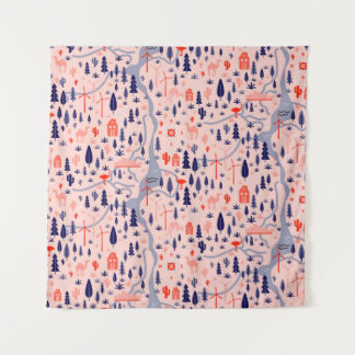 Australische pictogrammen, naadloos decoratief pat wandkleed