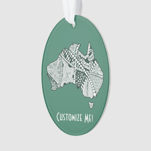 Australische platenkunst ornament (voorkant)