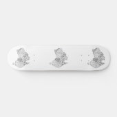 Australische platenkunst skateboard (Horizontaal)