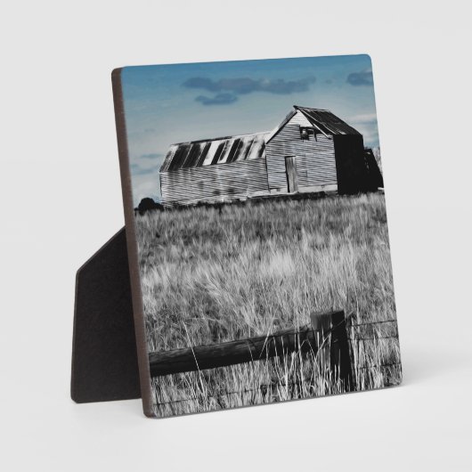Australische Plattelandsrelikwie Plaque Fotoplaat (Voorkant)