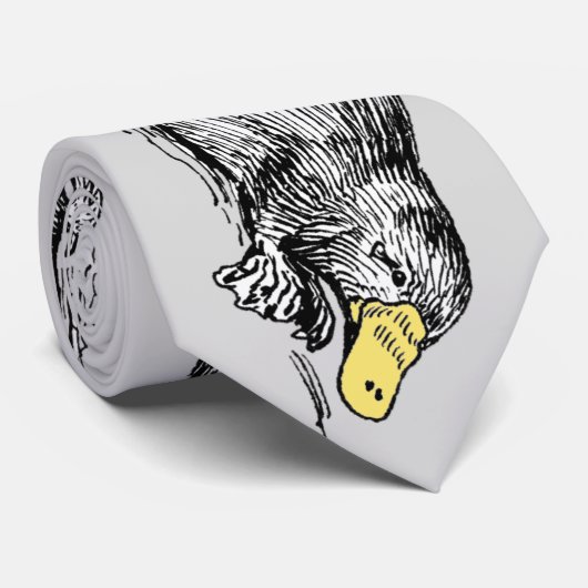 Australische Platypus Power "Good On Ya" Uniek Stropdas (Opgerold)